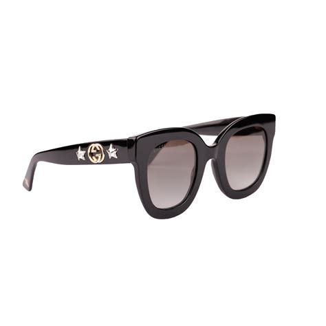 round-frame acetate sunglasses with star gucci fake